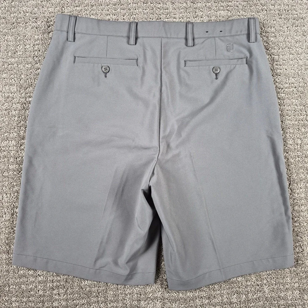 FootJoy Golf Shorts Mens 36 Gray Performance Stretch Flat Front Athletic FJ